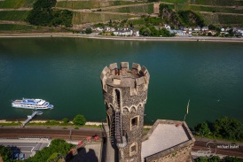 Burg Rheinstein-Turmblick Sommer 2017