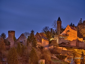 Abendstimmung Burg Hirschhorn